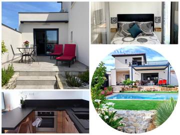 Gîte pour 2 personnes, avec jardin et piscine à Saint-Quentin-la-Poterie
