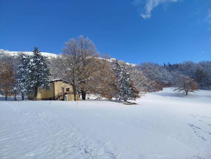 Chalet per 6 persone, con giardino e panorama, con animali domestici in Umbria