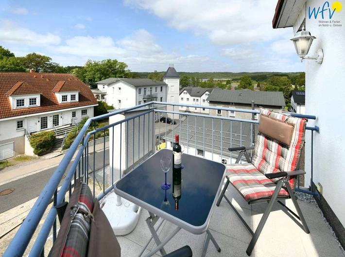 Ferienwohnung für 2 Personen, mit Balkon in Binz - 2