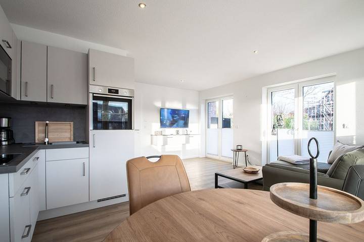 Ganze Wohnung, Modernes Apartment Domizil Deichloft B3 mit Terrasse nahe Strand in Norddeich in Norddeich, Norden und Umgebung