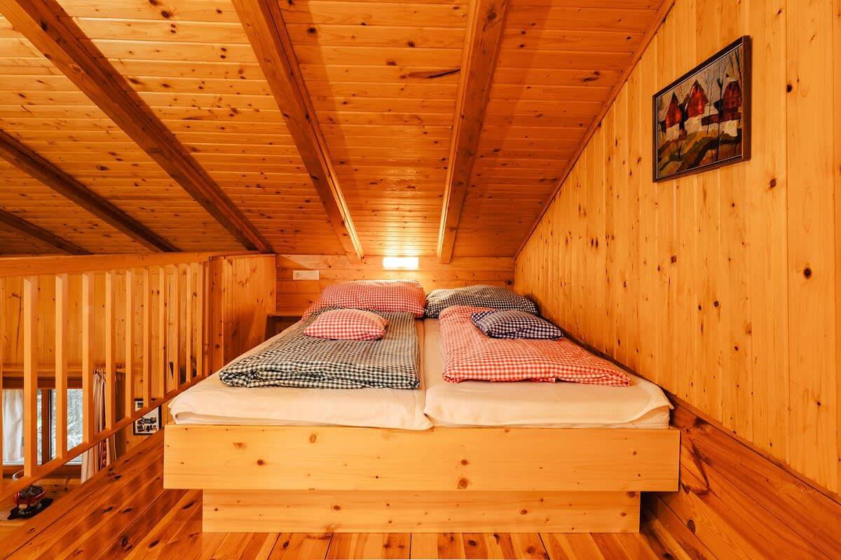 Blockhütte für 6 Personen mit Garten in Arriach, Gerlitzen