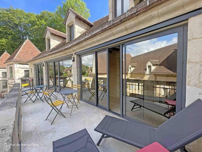Appartement de vacances pour 4 personnes, avec terrasse et jardin, animaux acceptés
