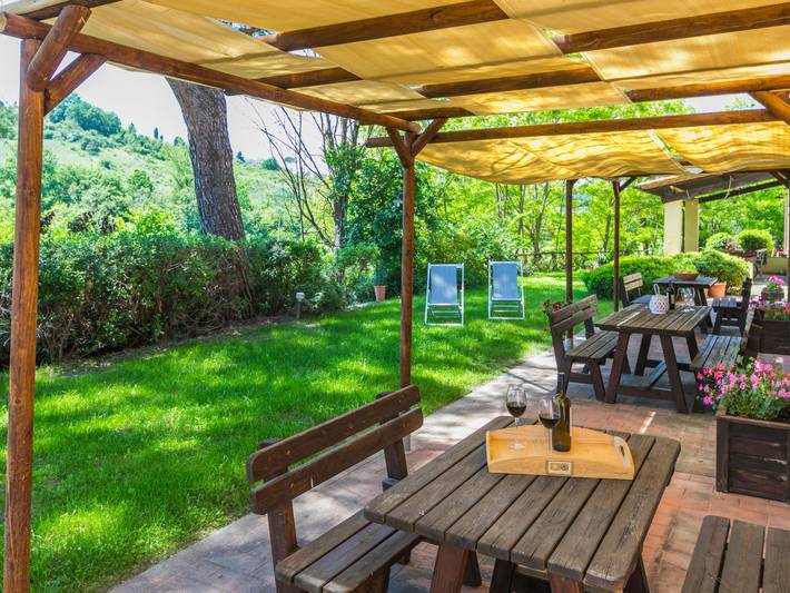 Gîte pour 6 personnes, avec jardin ainsi que terrasse et vue à Montespertoli - 4