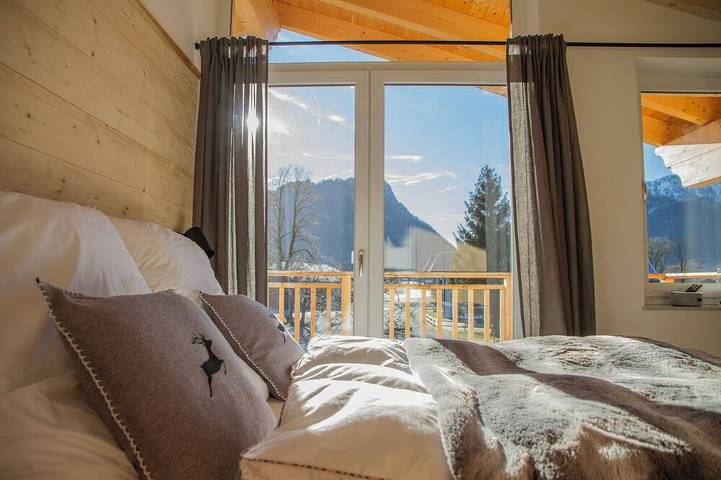 Chalet für 6 Personen, mit Garten und Balkon sowie Whirlpool, mit Haustier in Inzell - 4
