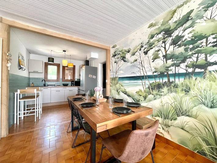 Maison d’hôte pour 8 personnes, avec terrasse, animaux acceptés