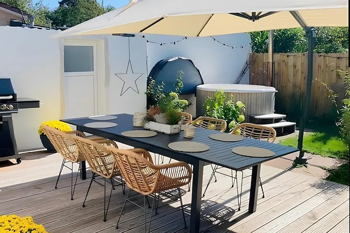 Modernes Ferienhaus mit Sauna und Whirlpool für Familien mit Kindern + Freunden in Visselhövede, Landkreis Rotenburg (Wümme)