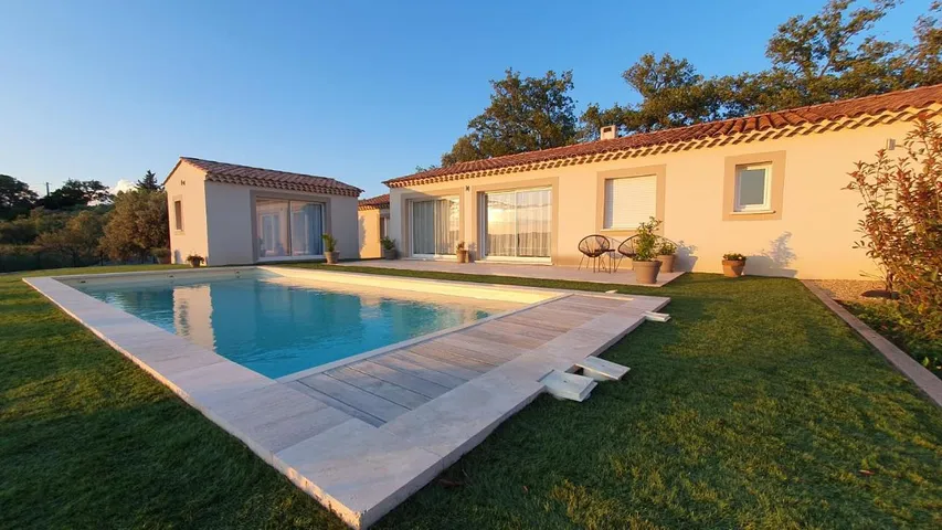 Maison de vacances pour 2 personnes, avec jardin ainsi que piscine et vue - 1