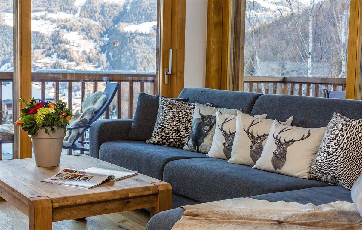 Ganze Wohnung, Luxus-Apartment, 3 Schlafzimmer mit Jacuzzi Chalet Rahas A Grimentz - Nach Mrs Miggins in Grimentz, Anniviers