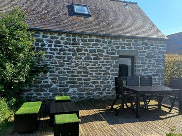 Location de vacances pour 4 personnes, avec vue et jardin dans Plage Tronoën