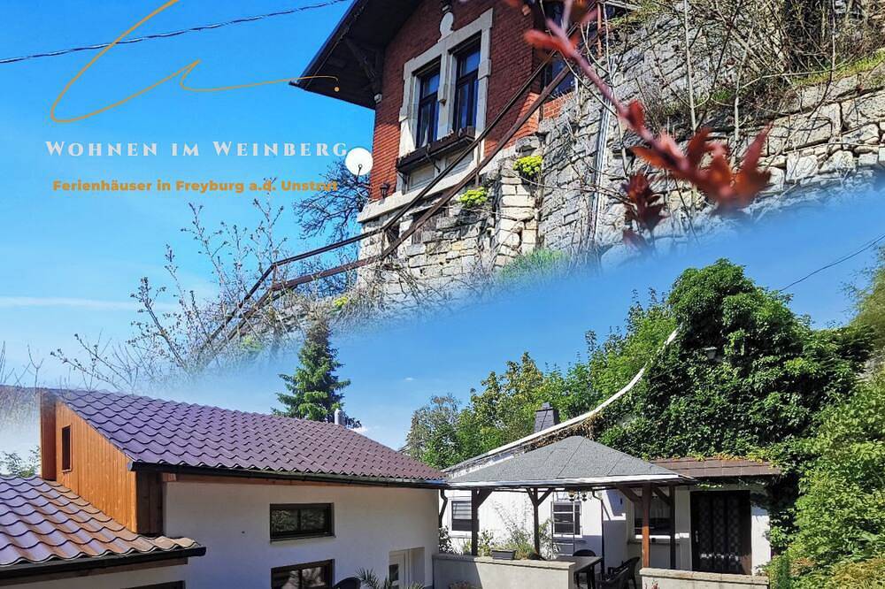 Wohnen im Weinberg ... in der Toskana des Nordens - Weinberghaus in Freyburg (Unstrut), Saale-Unstrut