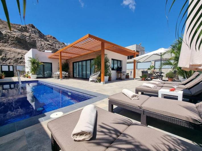 Chalet para 8 personas, con jardín además de piscina y vistas en Gran Canaria - 4
