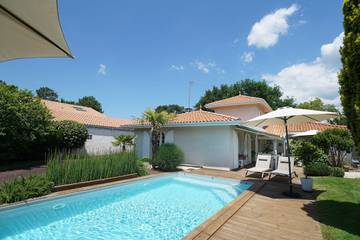 Cottage pour 2 personnes, avec jardin et piscine à Andernos-les-Bains