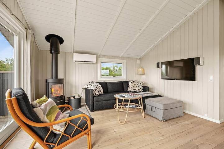 Ferienhaus mit Meerblick für 5 Personen, mit Terrasse und Balkon/Terrasse in Blavand - 2