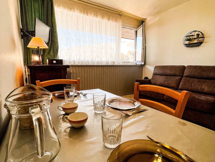 Studio pour 3 personnes, avec balcon