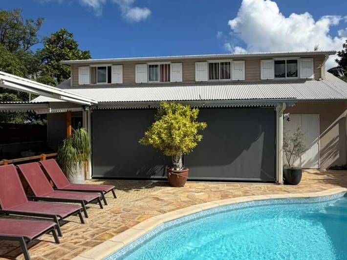 Haus mit Privatpool, Parkplatz, Klima - 4 Pers. in Saint-Louis, La Réunion