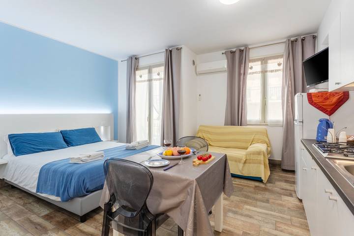 Ferienhaus für 4 Personen, mit Balkon