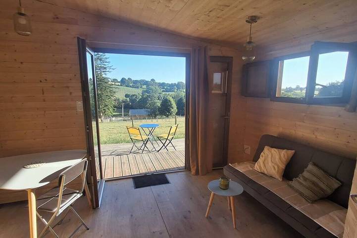 Cabane en bois pour 3 personnes - 1