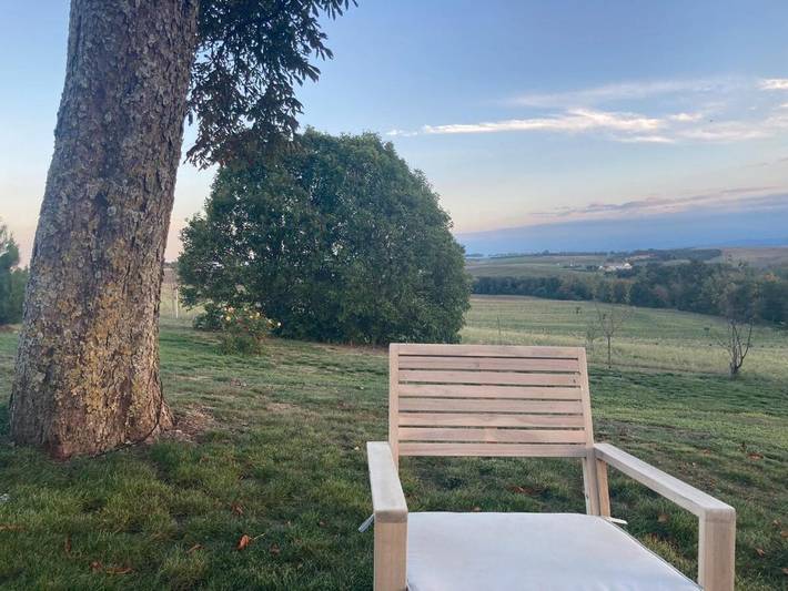 Gîte pour 4 personnes, avec Terrasse ainsi que Jardin et Vue à Cintegabelle