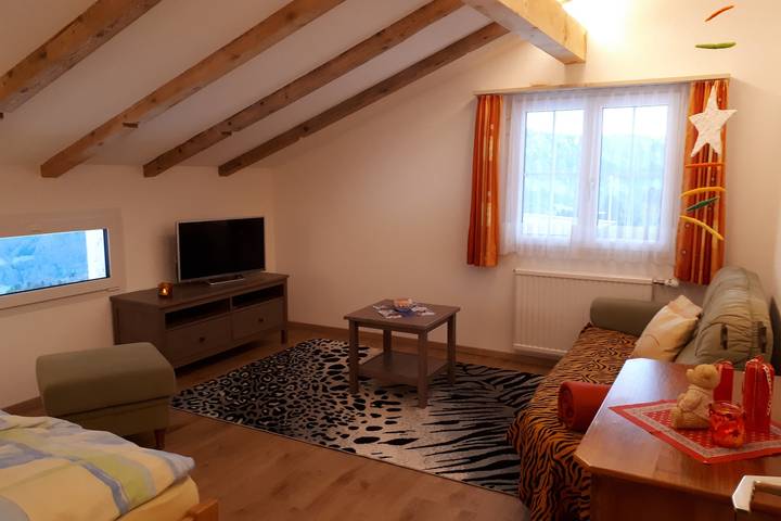 Ferienwohnung für 4 Personen, mit Balkon und Terrasse