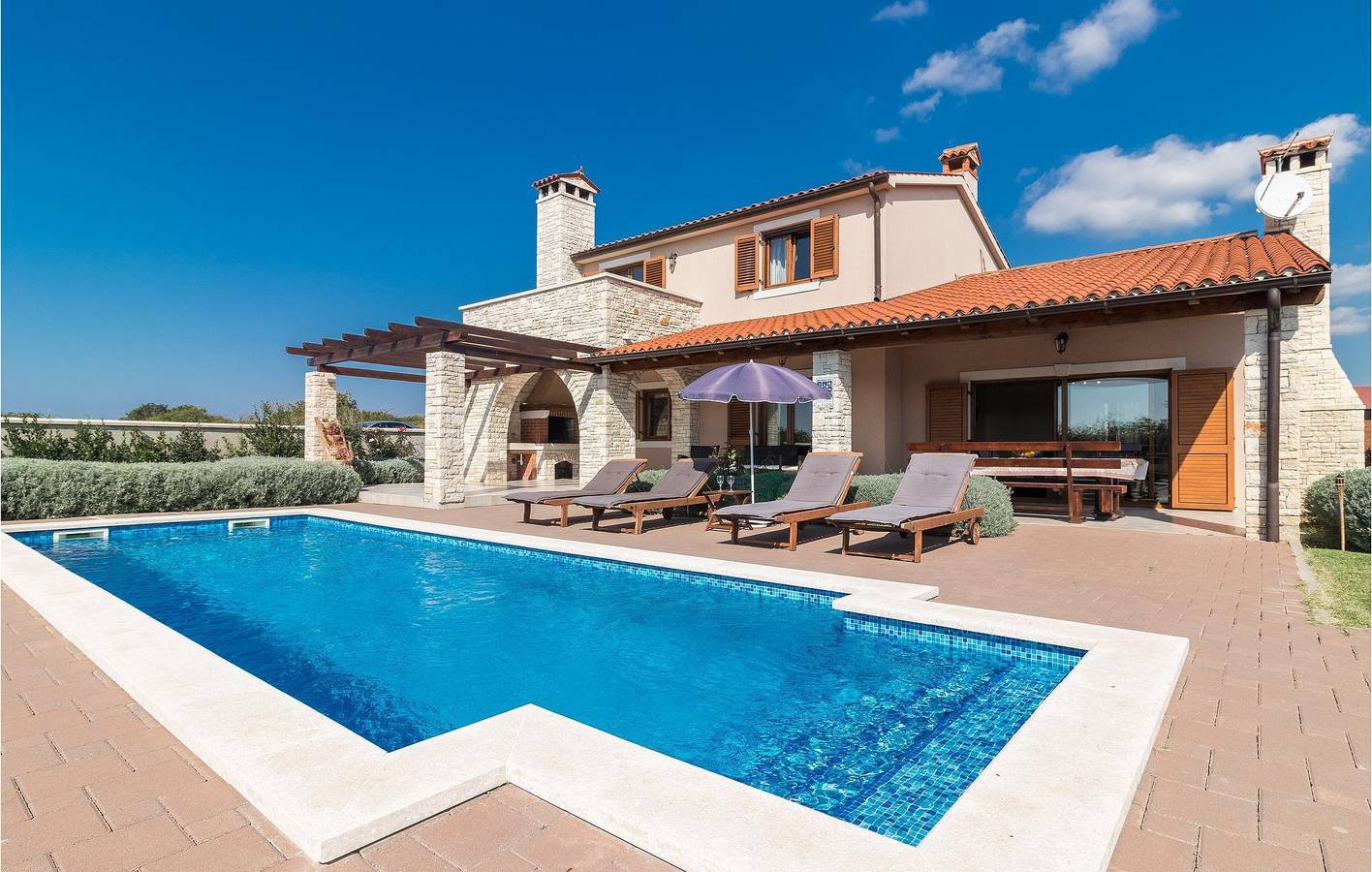 Ferienhaus für 8 Personen mit Terrasse in Vodnjan, Südküste Istrien