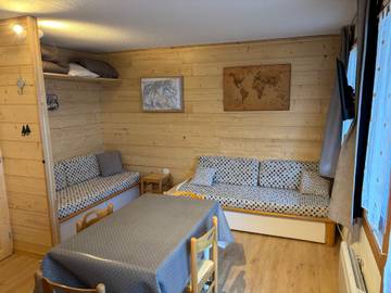 Gîte pour 4 personnes, avec terrasse dans Montchavin