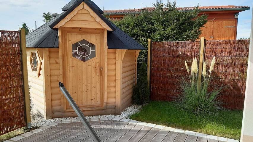 Ferienhaus für 4 Personen, mit Sauna und Terrasse, mit Haustier im Steigerwald - 4