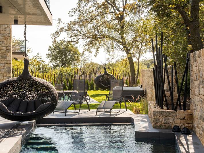 Ferienhaus für 3 Personen, mit Garten und Pool - 1