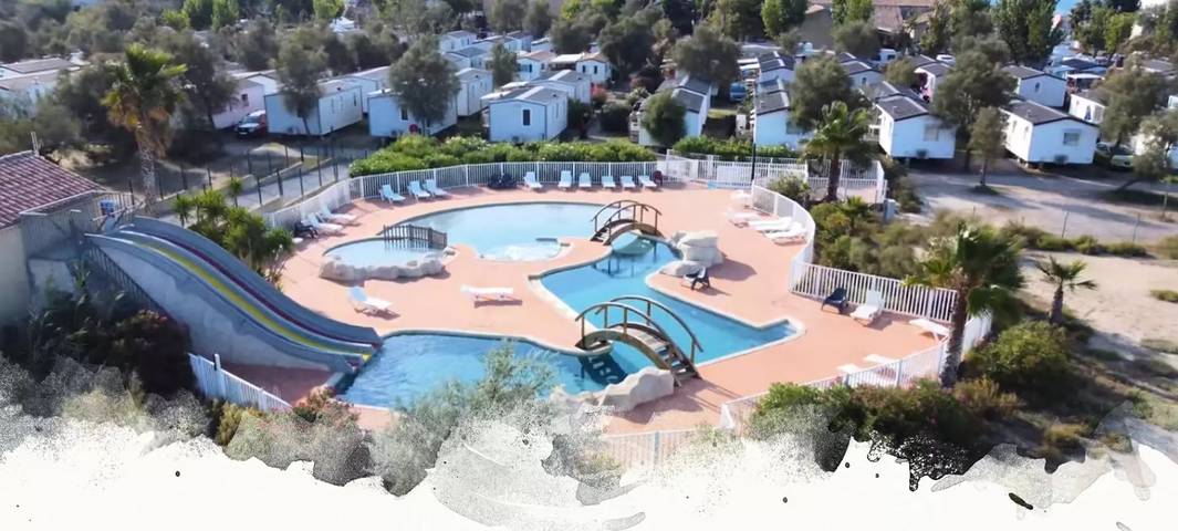 Camping für 4 Personen, mit Terrasse in Hérault
