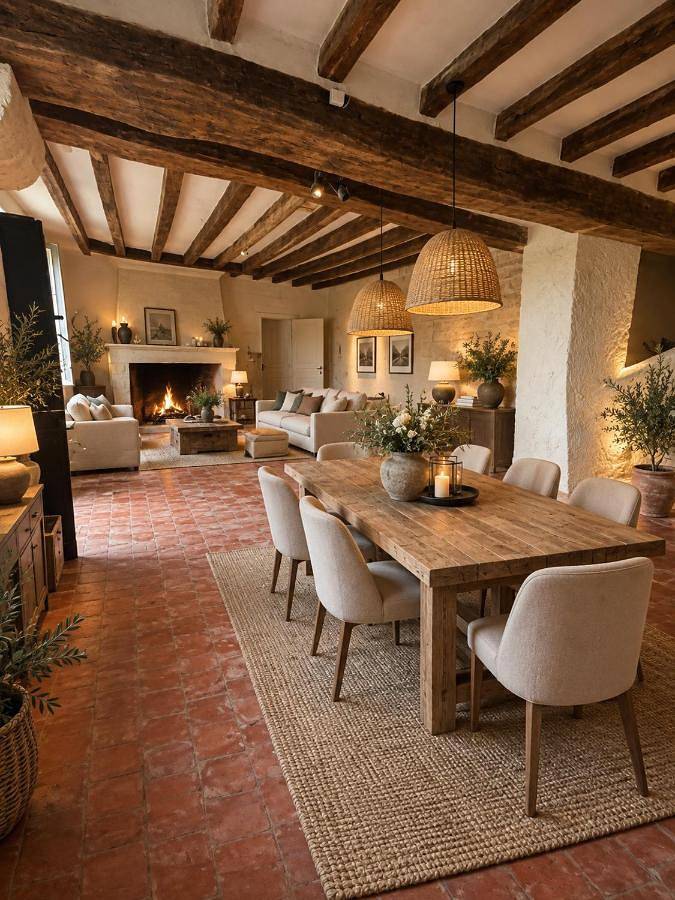 Maison de vacances pour 8 personnes, avec Jacuzzi ainsi que Terrasse et Jardin à Bourré