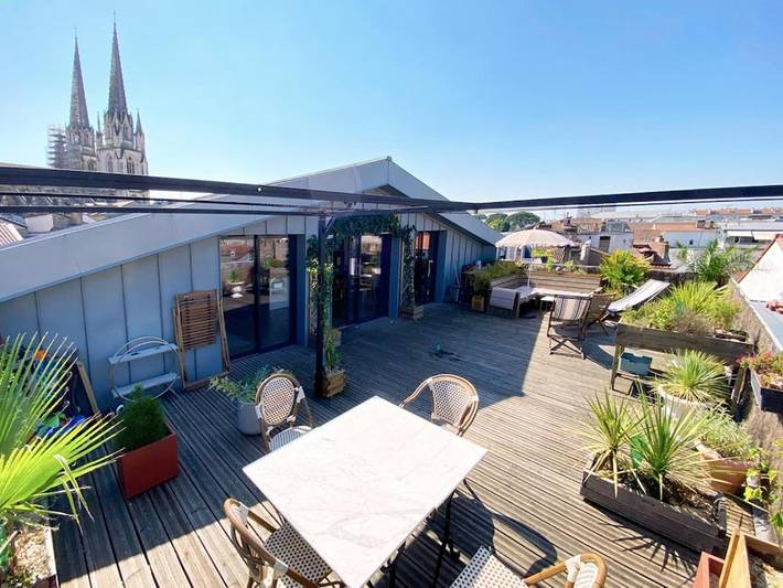 Location de vacances pour 7 personnes, avec vue et terrasse à Bayonne