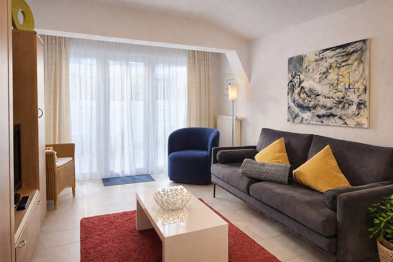 Ganze Wohnung, 45 m² Erdgeschosswohnung für 2+1 Personen mit Terrasse in Bungalowanlage in Kühlungsborn Weststrand, Kühlungsborn