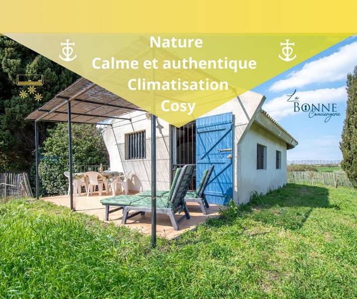 Gîte pour 2 personnes, avec jardin à Le Cailar