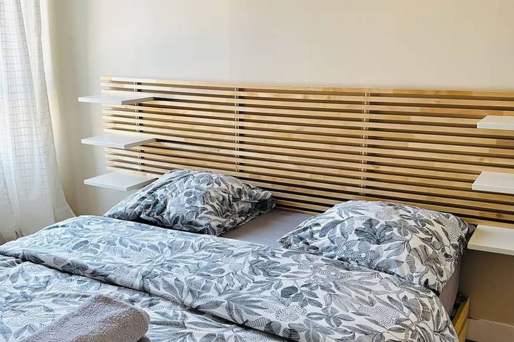 Ganze Wohnung, Gemütliches, ruhiges T2 + Balkon, Parkplatz, Netflix in Villeurbanne, Lyon und Umgebung
