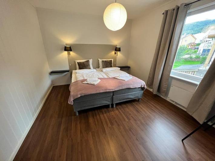 Gîte pour 6 personnes, avec jardin et balcon dans Narvik