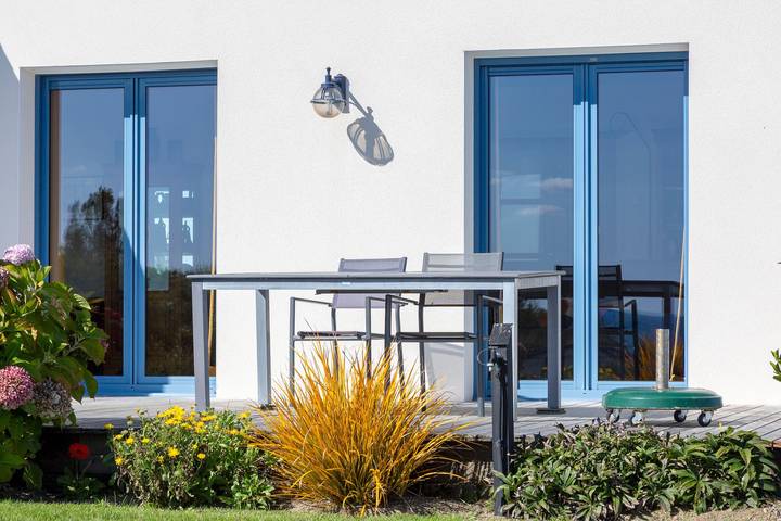 Chambres d'hôtes "océane et framboise" vue sur mer - chambre océane in Plogoff, Iroise