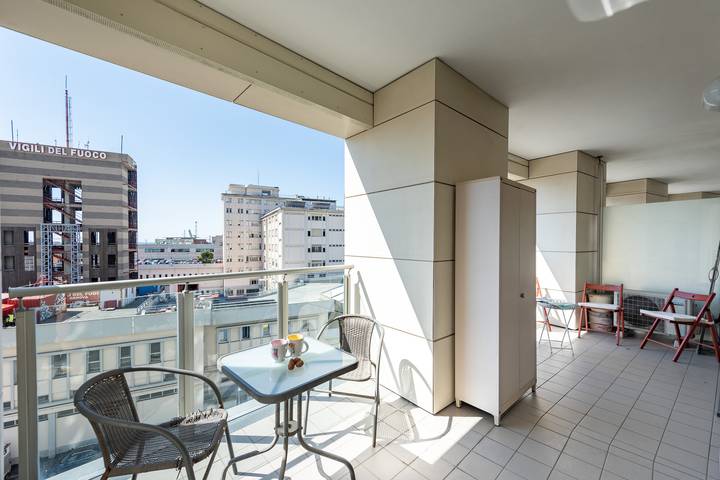 Vakantieappartement voor 2 personen, met balkon in Genua
