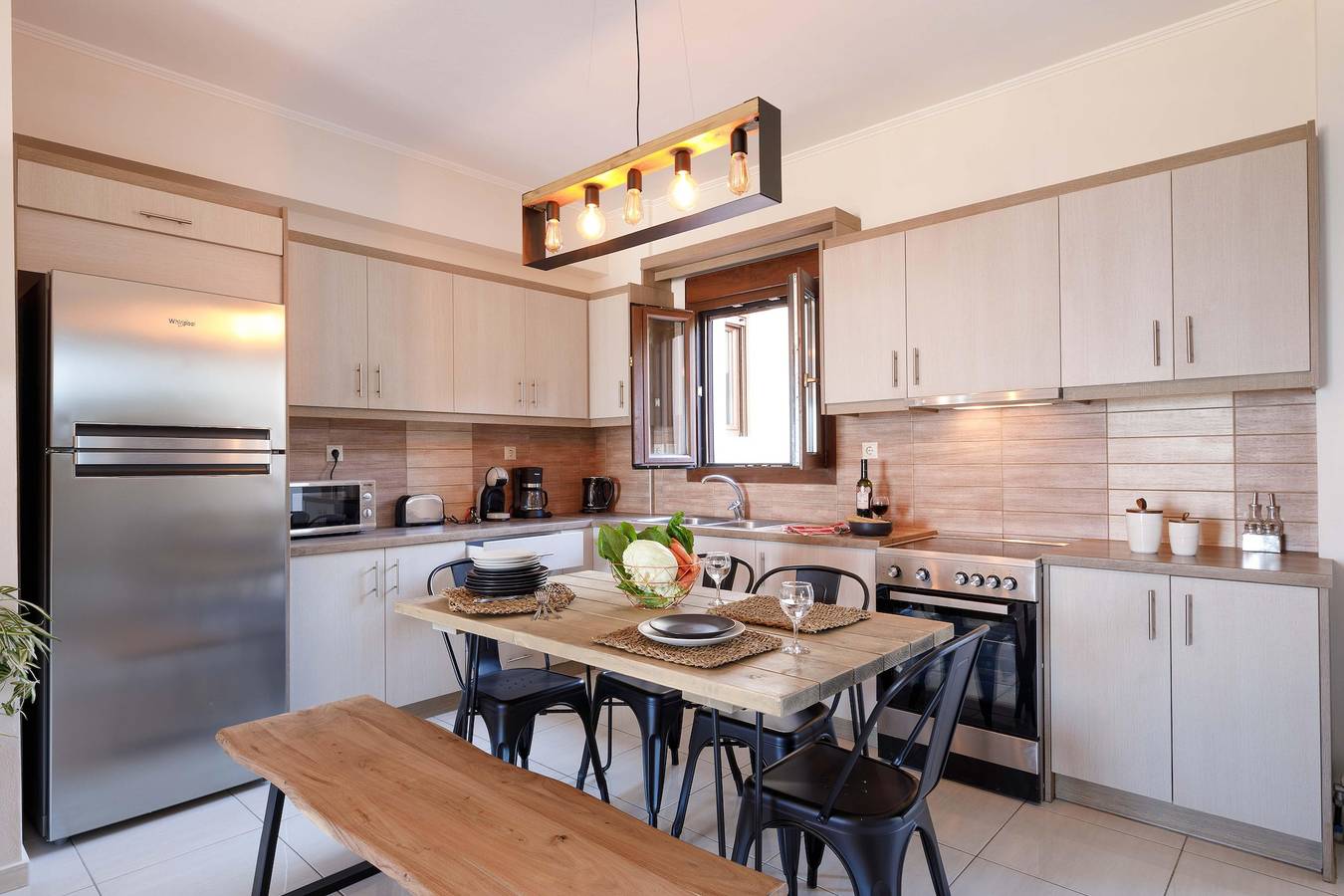 Appartement entier, Appartement de vacances pour 6 personnes avec terrasse in Région de Réthymnon