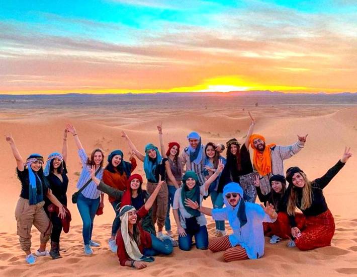 Camping für 6 Personen, mit Ausblick in Marokko