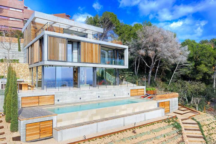 Maison de vacances pour 8 personnes, avec Balcon ainsi que Terrasse et Jardin à Tamariu