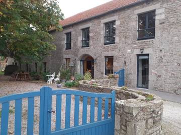 Chambre d’hôte pour 2 personnes, avec jardin et vue à Gouberville