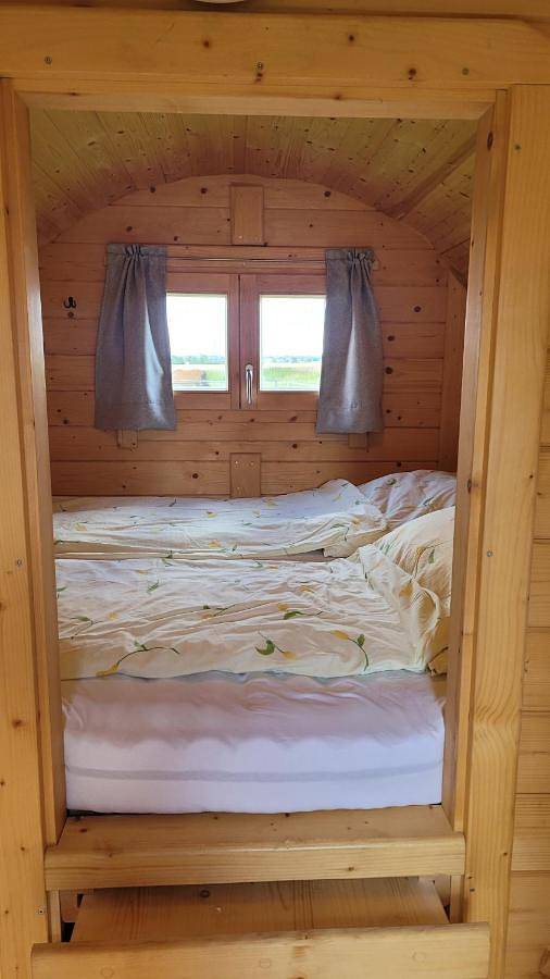 Zelt für 2 Personen, mit Terrasse und Garten sowie Sauna und Ausblick an der Nordsee