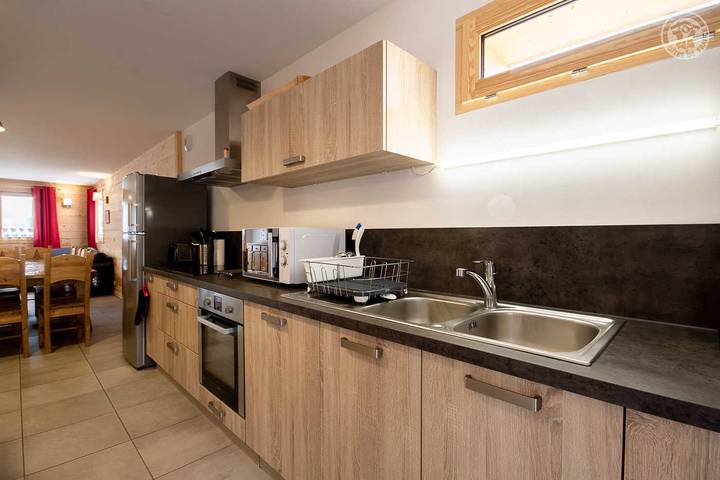 Chalet pour 12 personnes, avec terrasse à Hauteluce - 4