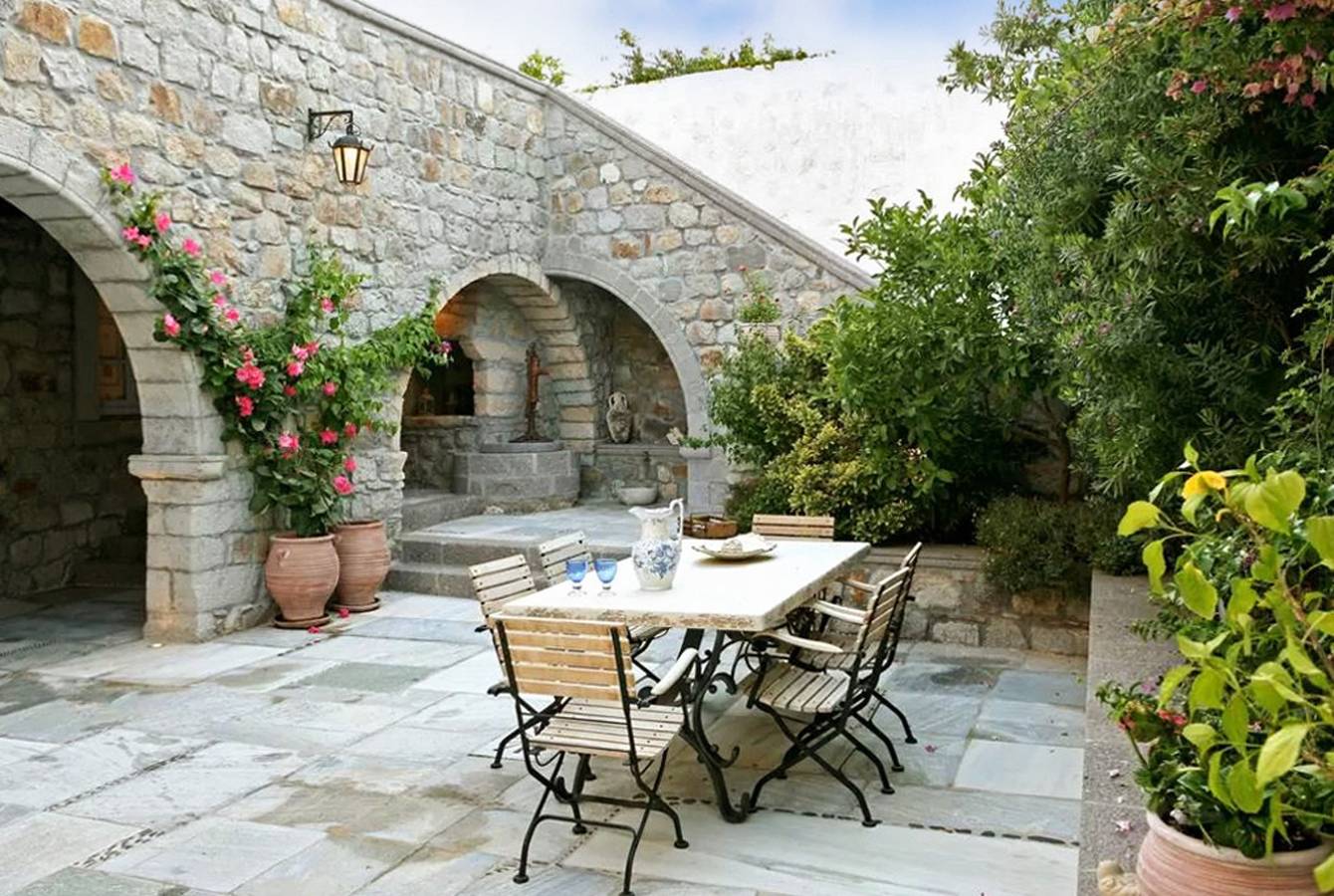 Familienhaus mit Meerblick in Patmos + Terrasse in Patmos Stadt, Dodekanes