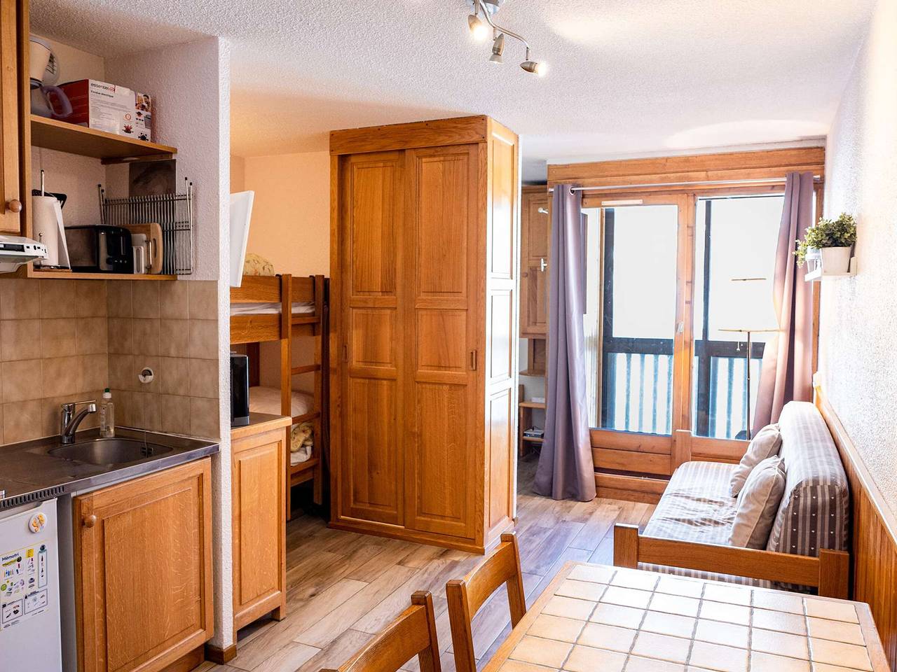 Apartamento entero, Apto acogedor en Val Thorens para 4 pers, cerca de pistas y servicios in Val Thorens, Les Trois Vallées