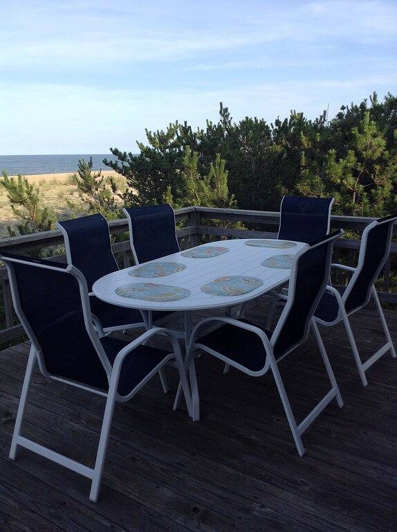 Ocean Front Home-Schöne Decks mit Blick auf die Ostküste des Atlantiks in Fenwick Island, Sussex County (Delaware)