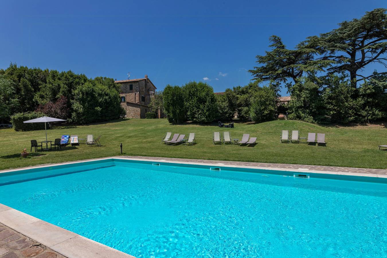 Stenhus med pool mellem Toscana og Umbrien in Cetona, Siena Provinsen