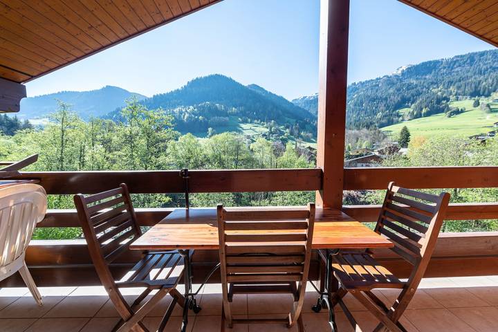 Location de vacances pour 4 personnes, avec Balcon à Praz-sur-Arly