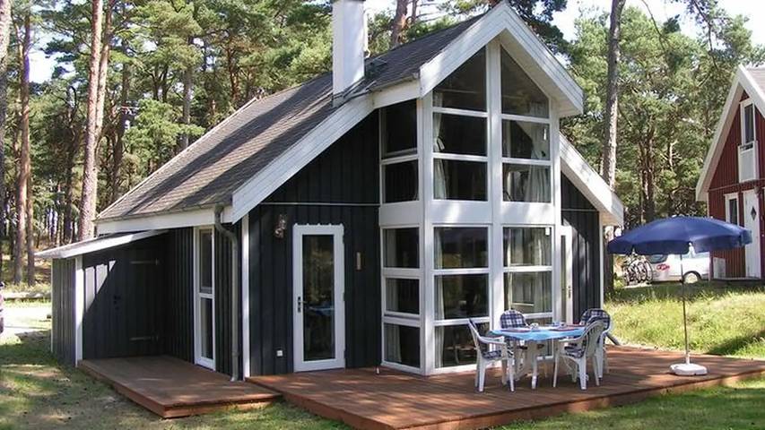 Ferienhaus für 6 Personen, mit Terrasse und Whirlpool sowie Sauna in Mönchgut-Granitz