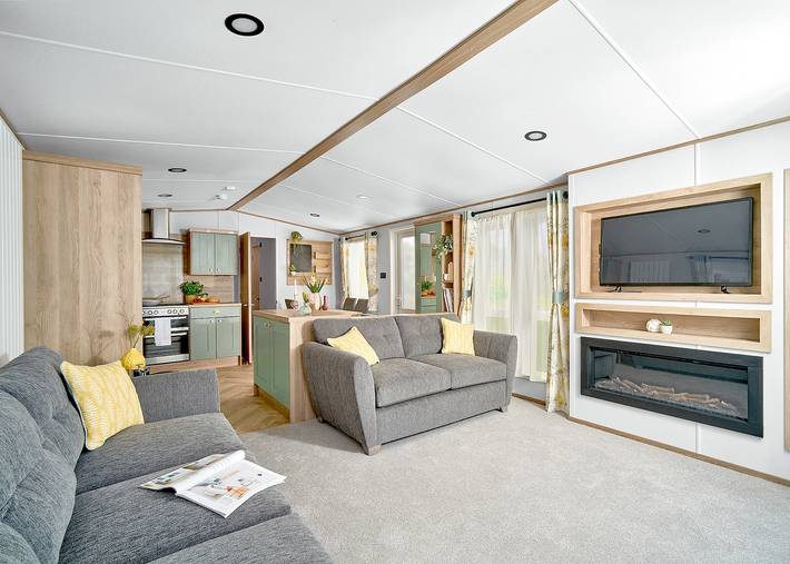 Caravan for 6 people in Cardigan Bay