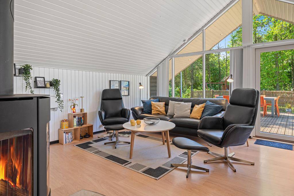 Charmantes Ferienhaus mit Feuerstelle und Shelter in Lodbjerg Hede, Ringkøbing
